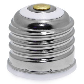 TORCHSTAR E26 to E12 Adapter - Medium Screw (E26/E27) to Candelabra Screw (E12) Socket Reducer Adapter Converter, Heat-Resistant, Anti-Burning, No Fire Hazard, Pack of 6