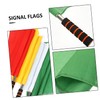 COOLHIYA 4pcs Referee Flag Flag Soccer Referee Flag Referee Flags