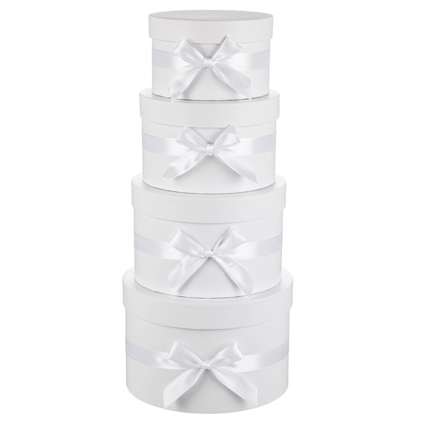 GnFlus Gift Boxes with Lids for Presents Set of 4