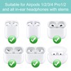 Adjustable Ear Hooks Compatible with AirPods 4, 3, 1, 2
