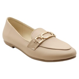 RBCOLLECTION Mocasines en Piel Vegana – Beige