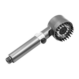 ANCLLO Massage Shower Head with Filter Hand Shower with On/Off Switch 3 Mode Water Saving Shower Head with 1.5m Hose and Wall Mount Bracket