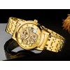 carlien Men's Dragon Collection Limited Luxury Carved Dial Golden Automatic