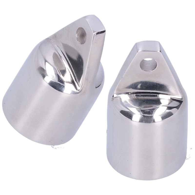 2pcs Bimini Top Cap External Eye End Accessories 316 Stainless