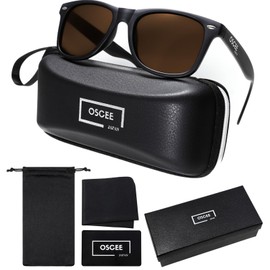 OSCEE, Men's Polarized Sunglasses, Wellington Shape, Ranking 3 Crowns, For Driving, UV400, UV Protection, Sports, Driving, Running, Fishing, Climbing, Skiing, Snowboarding, Outdoor Activities