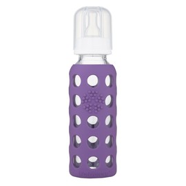 Lifefactory 9oz Glass Baby Bottle 2pk (Grape/Blueberry)