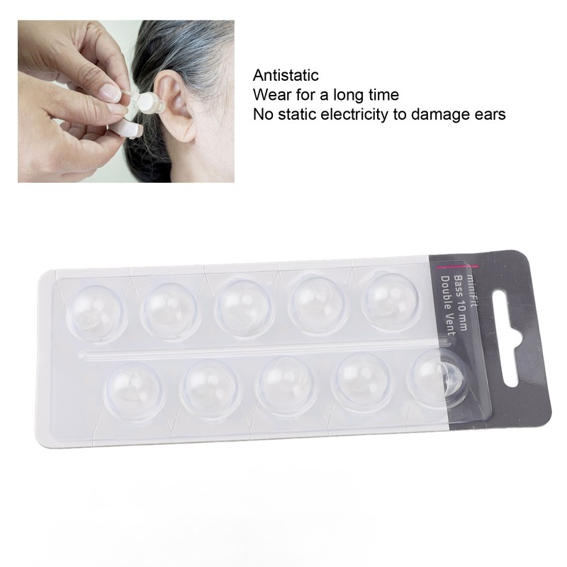 10pcs Double Vent Bass Dome Accessory Single Layer Double Vent