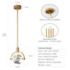 LIANGMH Pendant Ceiling Light Fixture for Kitchen Island, Modern Integrated