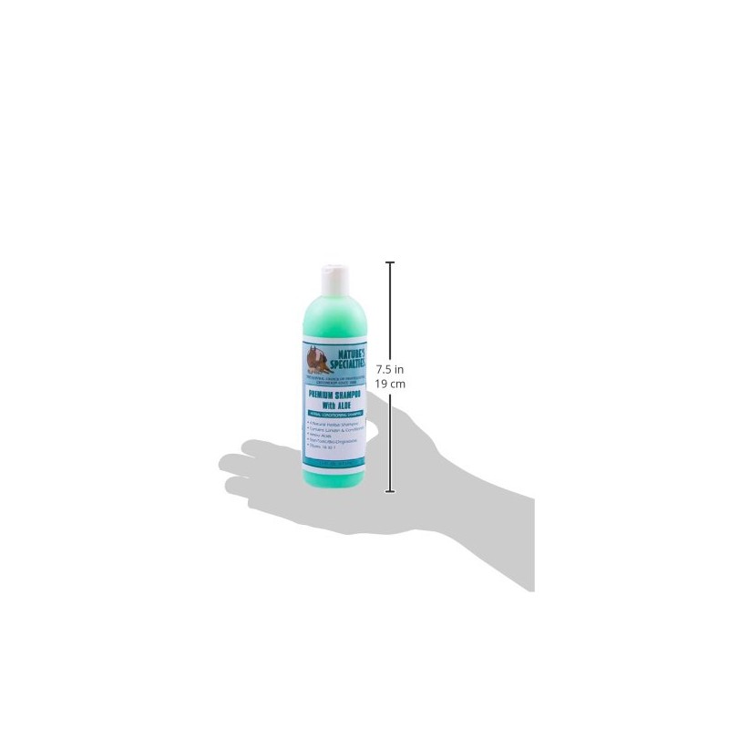 Natures Specialties Aloe Premium Pet Shampoo, 16-Ounce