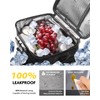 SafeDelux Insulated Lunch Bag with Combination Lock - Durable, Leakproof,