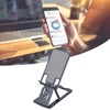 Phone Stand Foldable Portable Ergonomic 7 Angle Adjustments Bottom Silicone