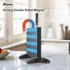 Fomidao Magnetic Knife Holder Block,Black Magnetic Knife Stand for Kitchen