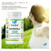 Moringa Cúrcuma Jengibre Pimienta Negra 100 Cáps Saisa Herbal Inmunidad
