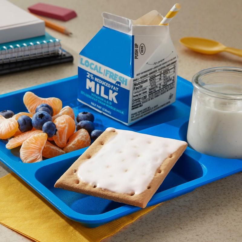 Pop-Tarts Toaster Pastries, Made with Whole Grain, School Lunch, Frosted