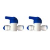1/4" Inline TAP/Shut-Off Valve/Isolation Valve for 1/4" LLDPE Fridge Freezer/Reverse