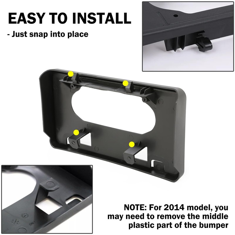 F150 Front License Plate Frame for Ford F-150 2009-2014 NO