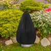 Fountain Cover,Snowproof Outdoor Garden Bird Bath Cover with Drawstring 420D