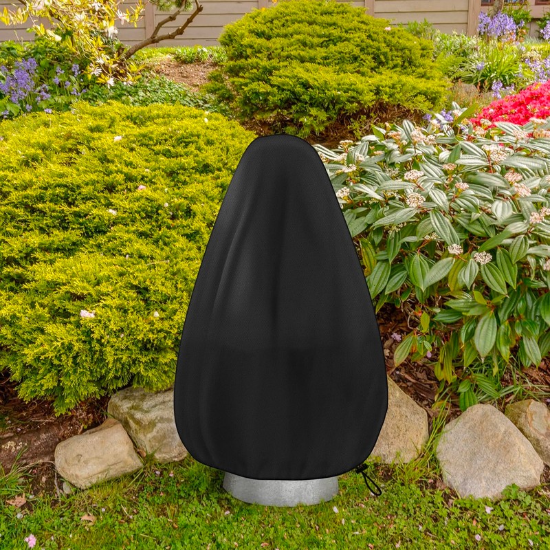 Fountain Cover,Snowproof Outdoor Garden Bird Bath Cover with Drawstring 420D