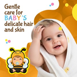 Tio Nacho Royal Baby Hair and Body Shampoo with Royal Jelly & Chamomile, 13.5 fl oz - Hypoallergenic, Gentle, Tear Free, All in One Body Wash
