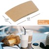 550 Pack Kraft Coffee Sleeves For 10 - 20 oz.