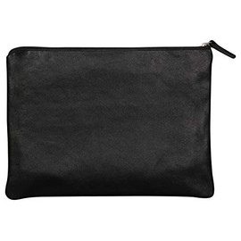 Clairefontaine 410138C Lambskin Pencil Case Flat 35 x 25 cm Black