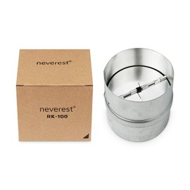 neverest RK 4" Professional Backdraft Shutter Damper Connector Duct