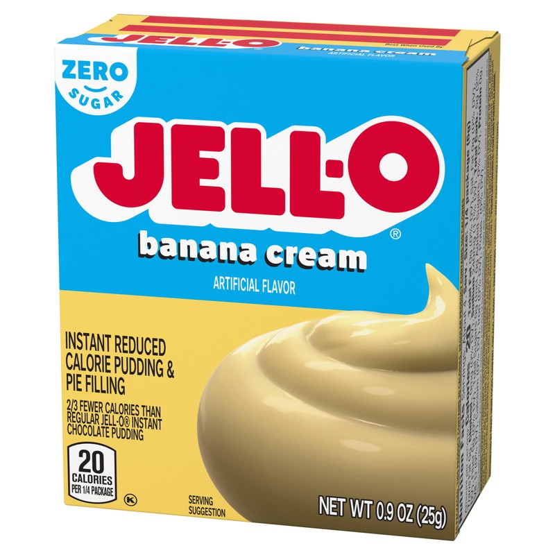 Jell-O Banana Cream Sugar Free & Fat Free Instant Pudding
