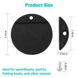 GDW 1-3/4" Replacement Flapper for Stainless Steel and Plastic Thru Hull scuppers Flapper (1 Pcs)