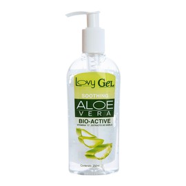 LOVY CARE Gel Corporal de Aloe Vera Bioactive con Vitamina C y Extracto de Sábila, Hidratante, Refrescante y Calmante para la Piel, 250 ml