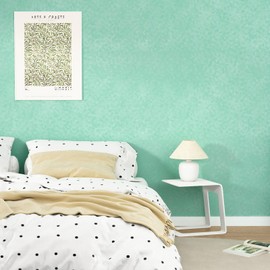 Wallercity Green Soft Felt Contact Paper for Dresser Top 15.8''x236'' Flocking Fabric Peel and Stick Wallpaper for Cabinets Shelf Liner Velvet Flocking Wall Paper for Jewelry Drawer Box Lining Craft