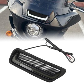 FWXEOZ Motorcycle Headlight Fairing Vent LED Lights for Softail Low Rider ST FXLRST 2022-2024, For Softail Low Rider El Diablo FXRST 2022 New Motorcycles Accessories Tracer Indicator Lamp