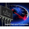 Ethernet Splitter 1 to 4, 1000Mbps High-Speed Internet Splitter, Gigabit