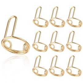 10pcs Wudu Nail Rings for Acrylic Nails,Wudu Adjustable Nail Rings Detachable Reusable Finger Nail Rings Daily Wear Non-Tarnish for Press on Nails with No Glue