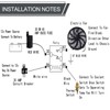 14" inch Slim Fan Push Pull Electric Radiator Cooling Fans