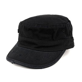 Washed algodón Ejército Militar BDU estilo Fitted Pac, Negro
