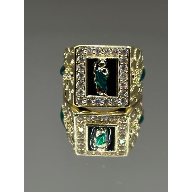 San Judas Ring - Gold-Filled - Men's Religious Jewelry -