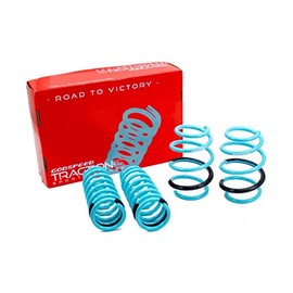 Godspeed LS-TS-HI-0009-B Traction-S Sports Lowering Springs, Reduce Body Roll, Improved Handling, Set of 4, compatible with Kia Optima (JF) 2016-19