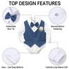 Yoolhamy Baby Boys Formal Suit, Infant Gentleman Outfit Clothes Sets