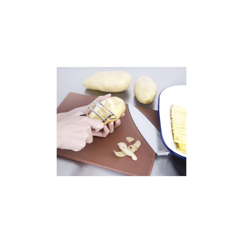 Vogue CF938 Vogue Serrated Speed Peeler, Stainless Steel