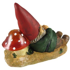 Sleeping Garden Gnome Solar Powered Accent Light