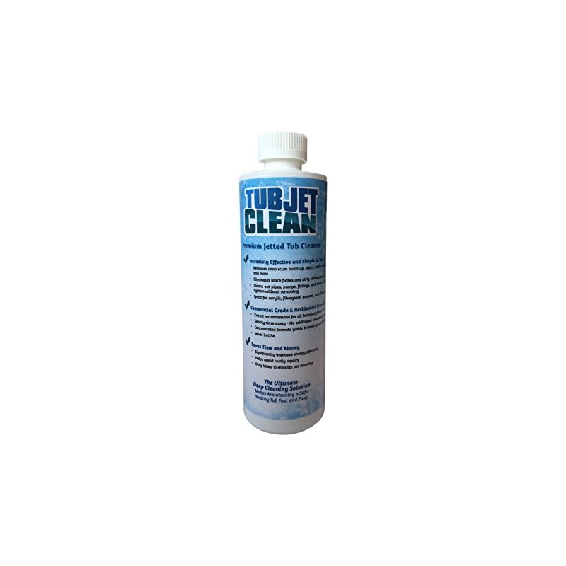 Jetted Tub Cleaner Easy, Safe, Concentrated Self Cleaning Bath Tub