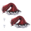HUAZIZ Pack of 100 Pre-Wired LED, Diode Light, 12 V