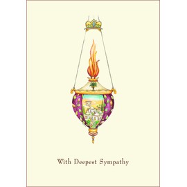 Elegant Jewish Sympathy Card
