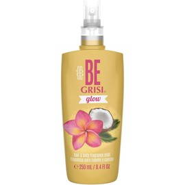 #Be Fragrance Grisi Glow, Fragancia para cabello y cuerpo con Glitter, 250 ml