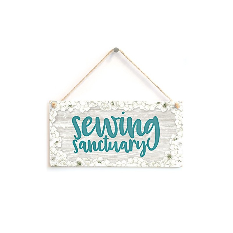 Sewing Sanctuary - Lovely Little Sewing Room Door Sign/Plaque Home