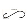 PATIKIL 6" S Shaped Hooks, 6 Pack Multipurpose S Hanging