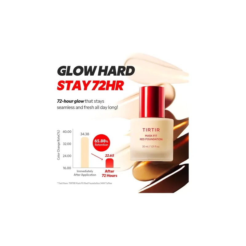 Tirtir - Mask Fit Red Foundation Base De Maquillaje Coreana