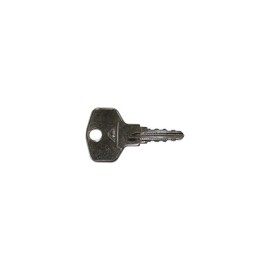 Roto TS4071 Original Key 1G1 Large 44 mm for Lockable Handles Rotoline, Silver, 44 mm