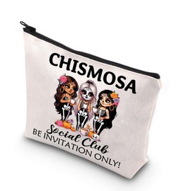 Chismosa Social Club Makeup Bag Latina Chisme Gifts Pngmexicana Gift Mexicana Travel Toiletry Bag (Chismosa UK)