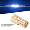 10 Pcs 6mm Banana Plug Gold Plated Male Connector Adapter
